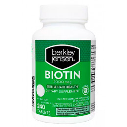 Berkley Jensen 5,000mg Biotin, 240 ct