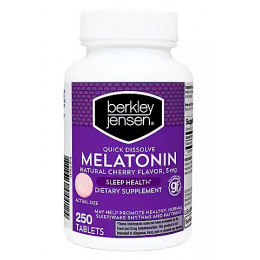 Berkley Jensen 5mg Melatonin, 250 ct