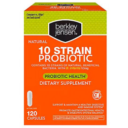 Berkley Jensen Natural 10-Strain Probiotic Dietary Supplement, 120 ct