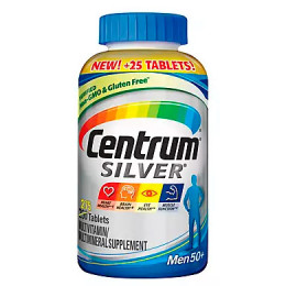 Centrum Silver Men's Multivitamin and Multimineral Supplement Tablets, 275 ct