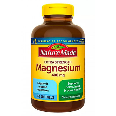 Nature Made 400mg High Potency Magnesium Liquid Softgels, 150 ct