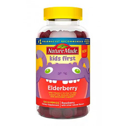 Nature Made Kids First Elderberry Gummies with Vitamin C and Zinc, 120 ct