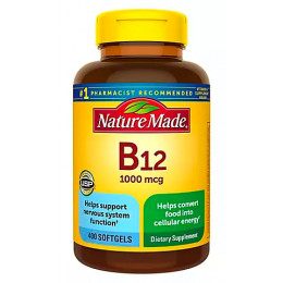 Nature Made Vitamin B12 1000 mcg Softgels, 400 ct