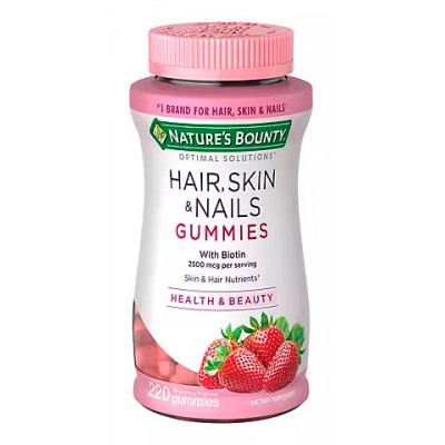 Nature's Bounty Optimal Solutions Hair, Skin, Nails, 220 ct