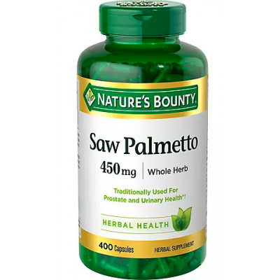 Nature's Bounty Saw Palmetto, 400 ct