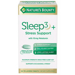 Nature's Bounty Sleep3+ Stress Support, 120 ct