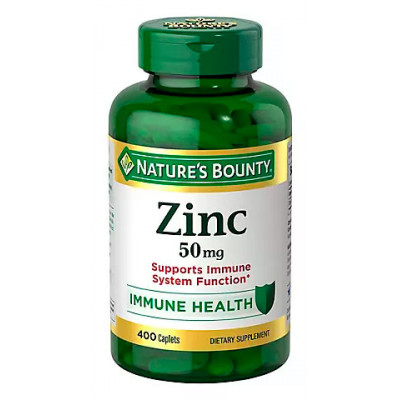 Nature's Bounty Zinc 50 mg, 400 ct