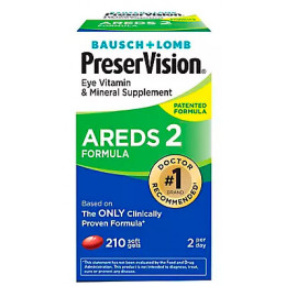 PreserVision Eye Vitamin and Mineral Supplement AREDS 2 Formula Softgels, 210 ct